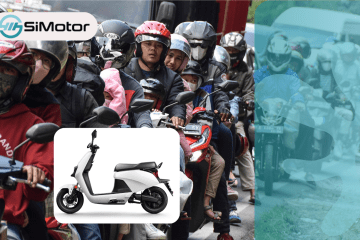 Mudik pakai motor listrik