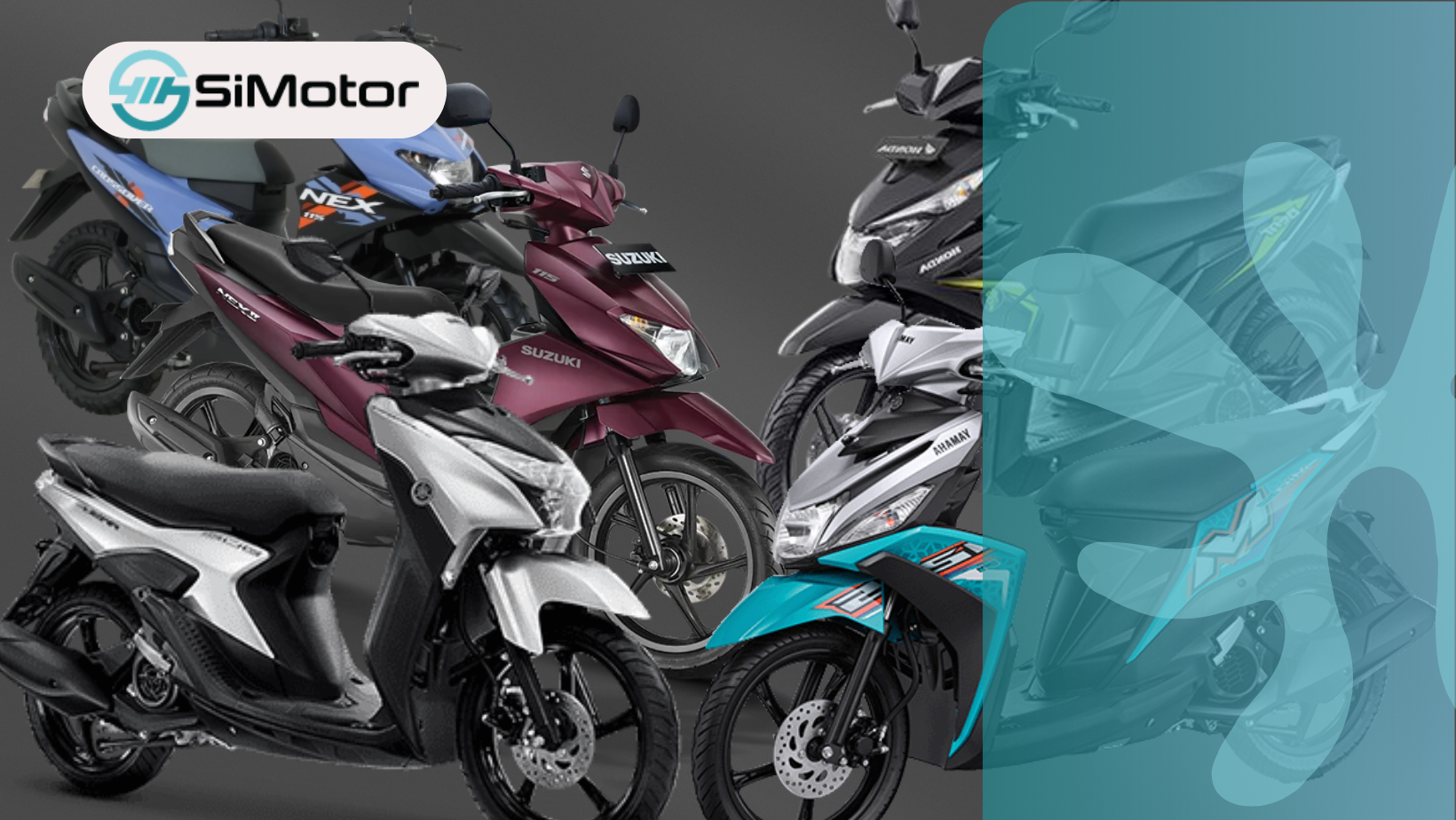 Saingan! Segini Harga Motor Bekas Dari BeAT, NEX,Mio M3, dan Gear